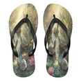 thumbnail image 1 of YAZAOOSummer Flip Flops Creatively Sunlit Turtle Gathering Simple Beach Sandals, 1 of 8