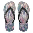 thumbnail image 1 of YAZAOOSummer Flip Flops Creatively Swan Love in Bloom Simple Beach Sandals, 1 of 8