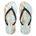 thumbnail image 1 of YAZAOOSummer Flip Flops Creatively Sweetheart Bears with Flowers Simple Beach Sandals, 1 of 8