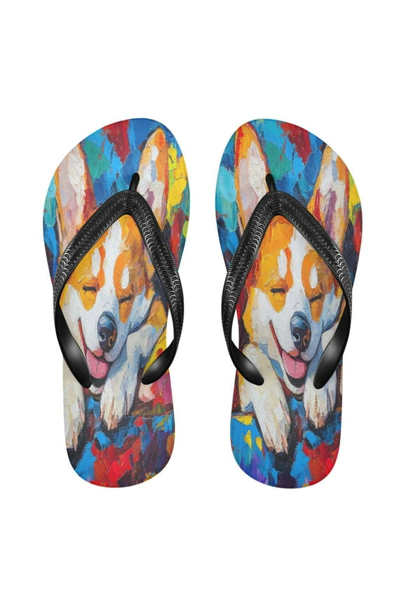 Summer Flip Flops Creatively The Colorful Corgi Nap Simple Beach Sandals