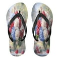 thumbnail image 1 of YAZAOOSummer Flip Flops Creatively Vibrant Floral Bouquet Simple Beach Sandals, 1 of 8