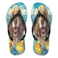 thumbnail image 1 of YAZAOOSummer Flip Flops Creatively Water Play Pup Simple Beach Sandals, 1 of 8