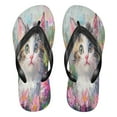 thumbnail image 1 of YAZAOOSummer Flip Flops Creatively Whiskered Wonder in Petals Simple Beach Sandals, 1 of 8