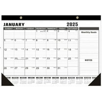 YAZHPA 2025 Desk Calendar, Desk Pad, Monthly, 21-3/4" x 17", Large, Ruled Blocks, (AZSK240025)