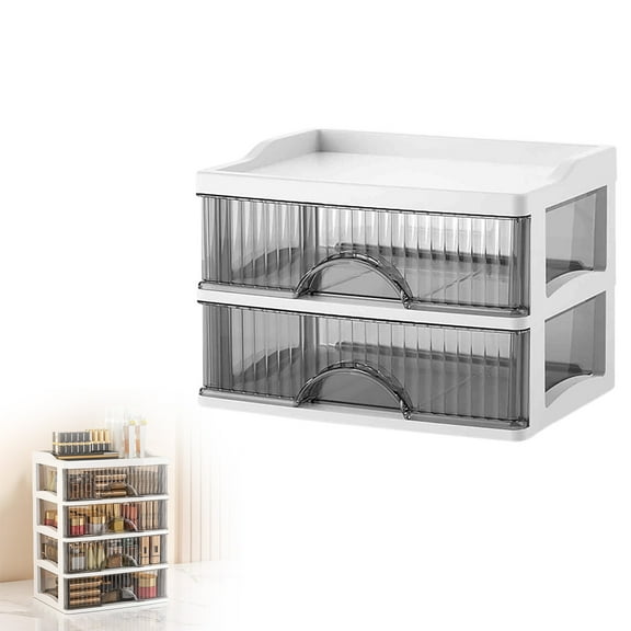 YAZHPA Acrylic Coffee Pod Holder Drawer, Stackable K Cup and Tea Bag Organizer, Tea Bag Storage Organizer for Kitchen Organizers and Storage, Multi-Functional Kitchen Organizer, Home Organizer