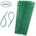 YAZHPA Adjustable Plastic Garden Plant TwistTies Tie MultiUse for Secure Vine Seed
