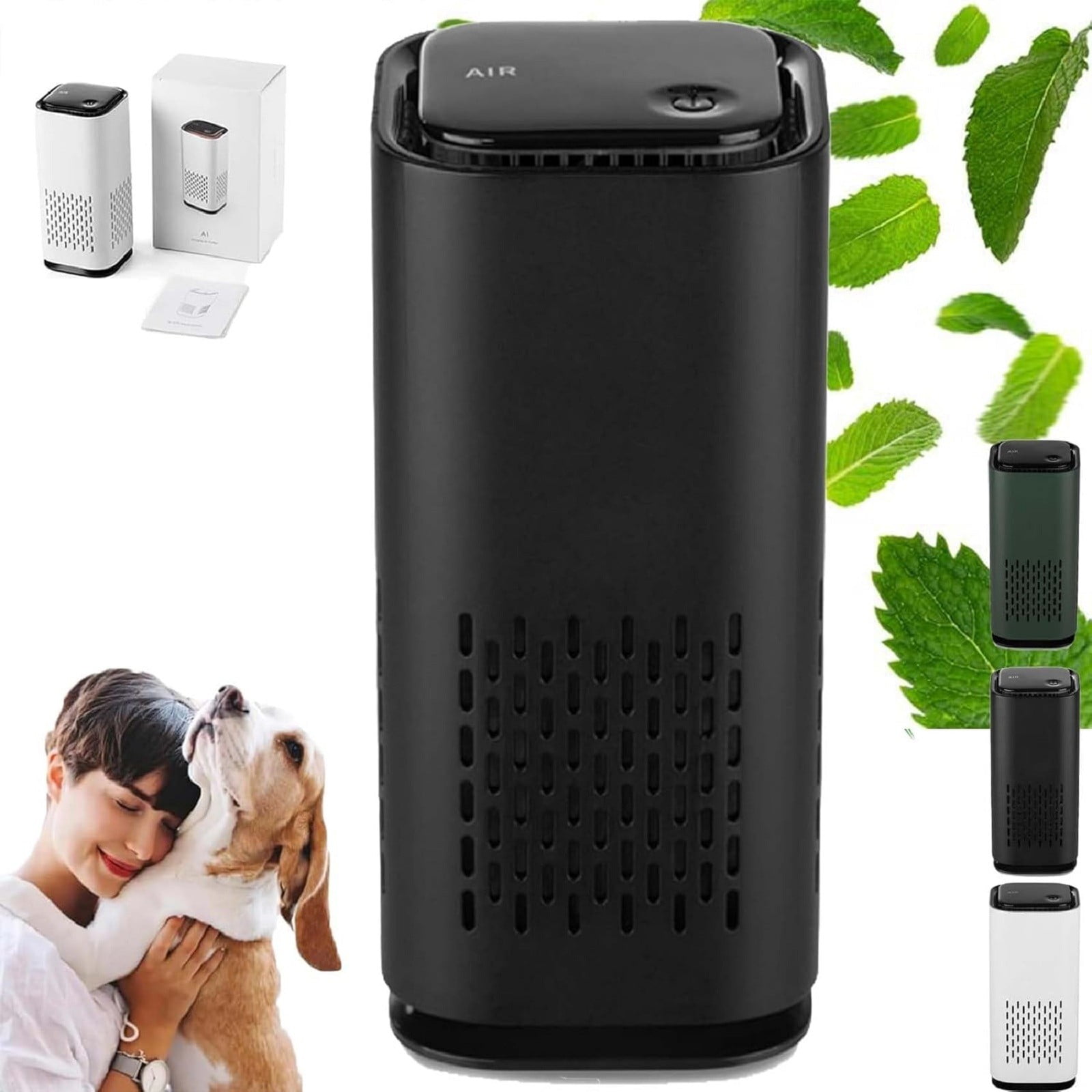 YAZHPA Air Purifier Pet Air Purifier With True HEPA Filters Pet Air