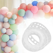 YAZHPA Balloon Arch Strip Kit for Garland,5M Transparent Flexible Plastic Balloon Tape Strips for Party Wedding Birthday Baby Shower Decorations