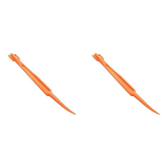 YAZHPA Citrus Peeler for Oranges, Orange Peeler Tool for Fruit Lemon Mango Banana, Plastic Fruit Peelers Easy Open (2 PCS Orange Peeler)