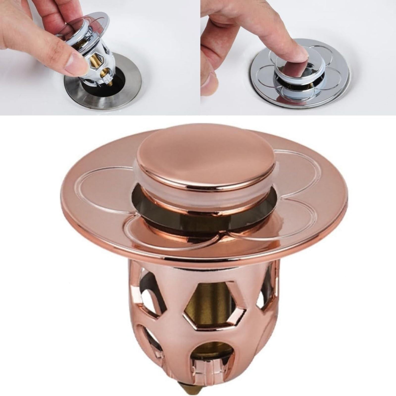 YAZHPA Faucets Universal Sink Drain Stoppers 2024 Newest Sink Stopper