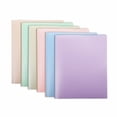 thumbnail image 1 of YAZHPA Folders with Pockets(6 Pack, Assorted Colors), 2 Pocket Folders Fit Letter Size Paper, Paper File Folder for S-chool Office Home Business, 1 of 9