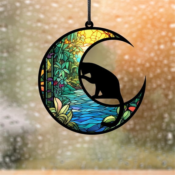 YAZHPA Hangs Indoacrylic Decorative Home Window Decoration Hanging Piece Hanging Tag