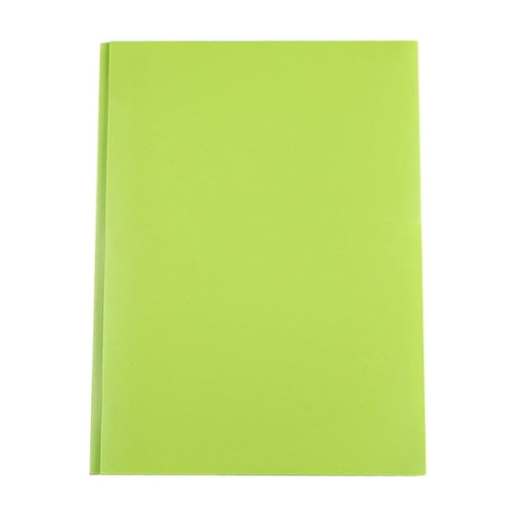 YAZHPA Heavy Duty Plastic 2-Pocket Folder with 3 Metal Prongs, Letter Size Pocket File Folder with Pockets and Prongs, Back to School & Office Document Organizer, 1 Pack, Dark Green