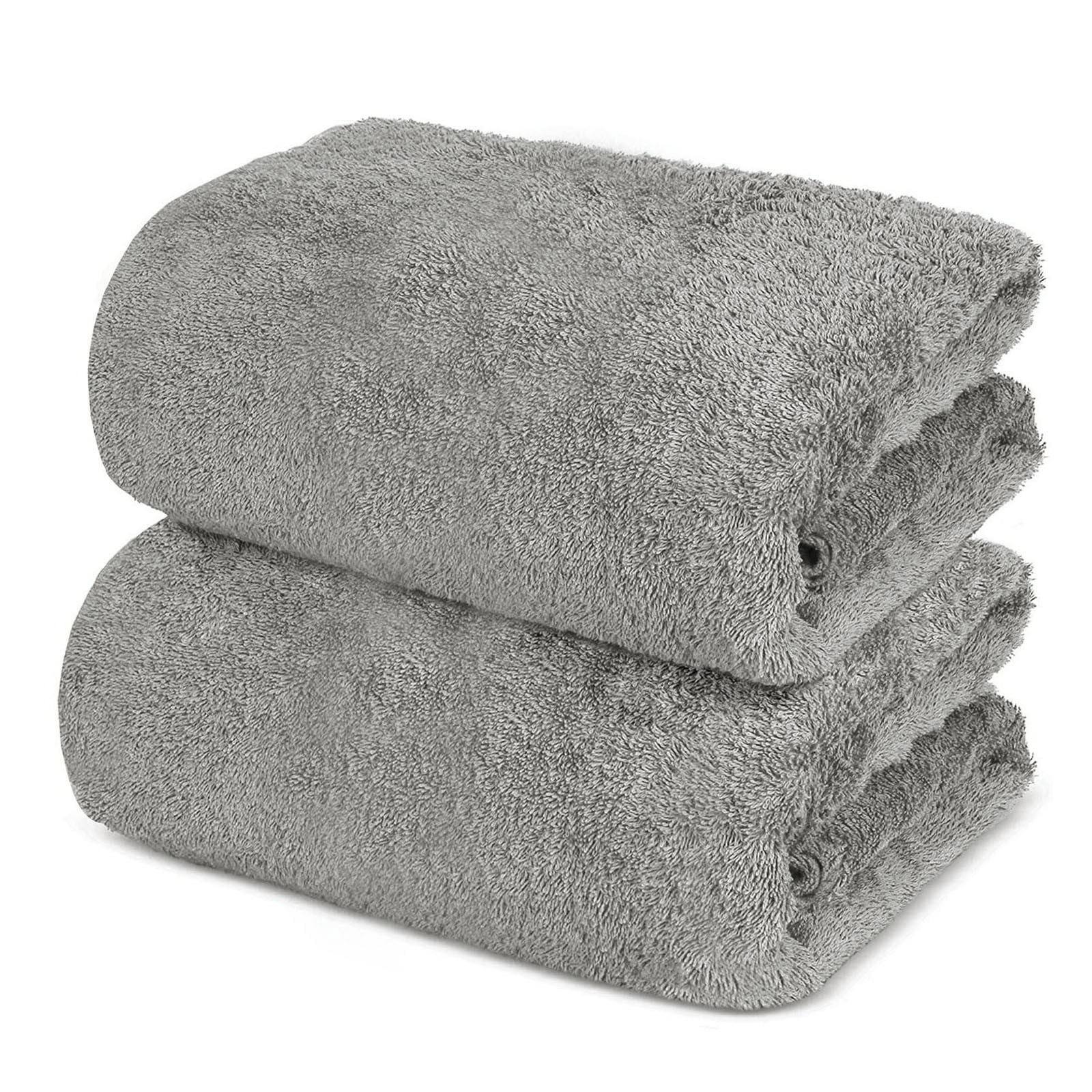 YAZHPA Luxury Hotel Specifications Bath Towel - 700 Gsm Super Plush Turkish Cotton Towel, 35X70Cm, Spa Quality Thickened For Super Comfort - 2 Packs