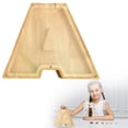 thumbnail image 1 of YAZHPA Personalized Creative English Alphabet Storage Tank，Wooden Letter Piggy Bank,Coin Bank Perfect Decor,Unique Gift Or Savings Money Box Sticker For Diy (A), 1 of 8