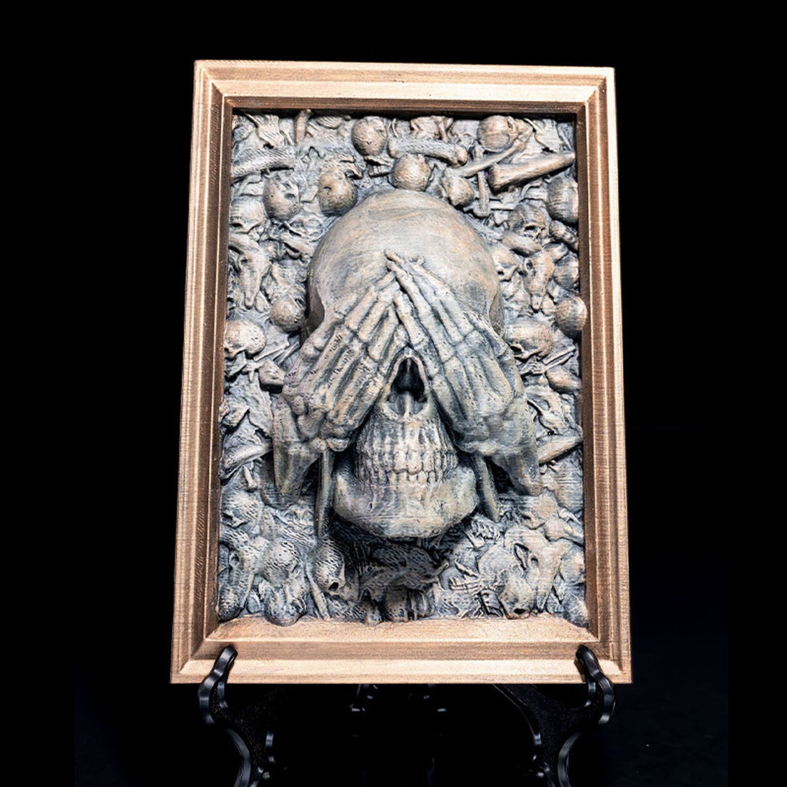 YAZHPA Resin Photo Frame The Of Gothic Aesthetics With The Three Frames