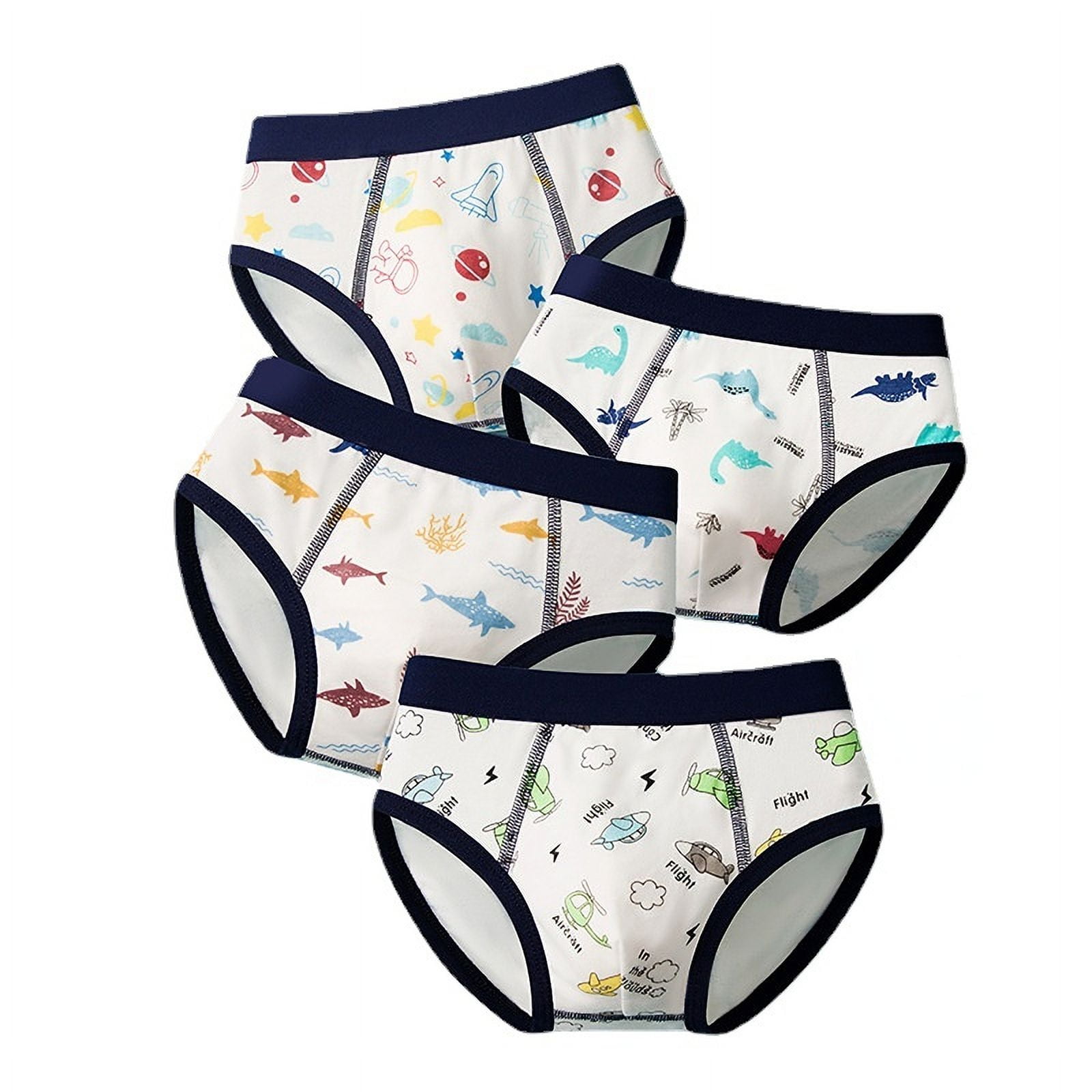 YAZI Boys' Underwear Mulipacks Baby Soft Cotton Underwear Little Boys