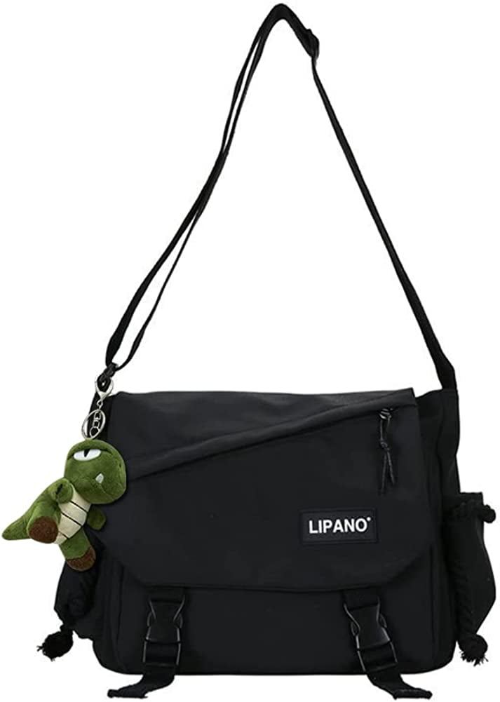  JQWSVE Kawaii Backpack Cute Messenger Bag Crossbody Canvas Tote  Bag for Women Kawaii Ita Bag with Kawaii Accessories : Clothing, Shoes &  Jewelry