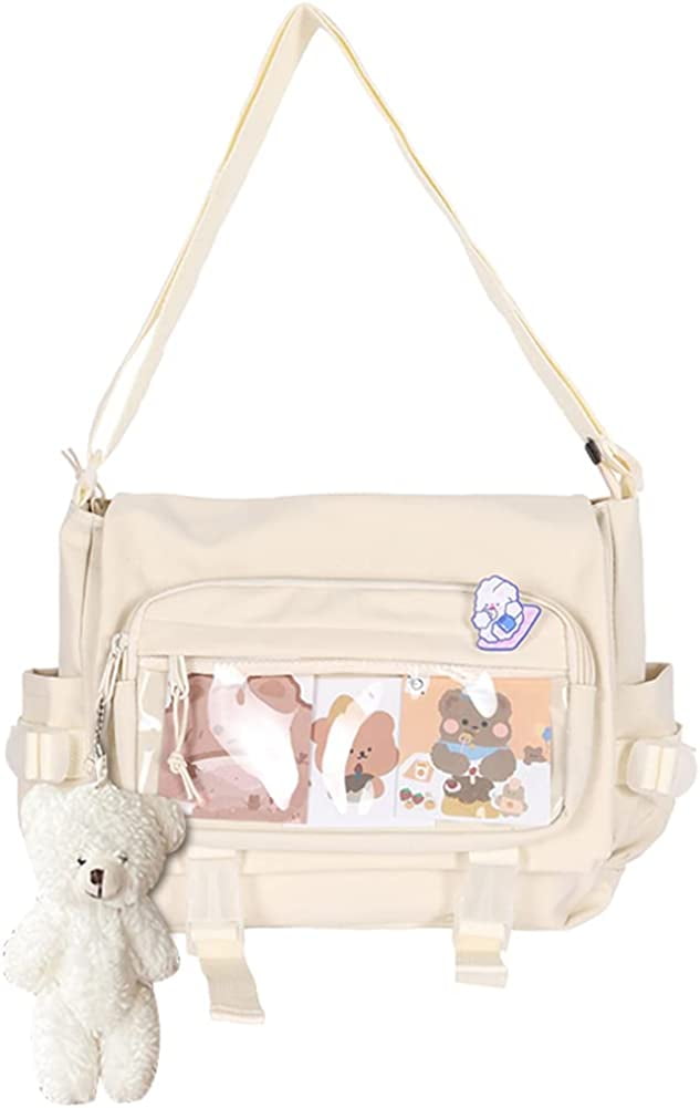 YAZI Cute Messenger Bag for Women Kawaii Shoulder Crossbody Bag with