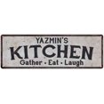 thumbnail image 1 of YAZMIN's Kitchen Gift Rustic Chic Decor Gift 6x18 Sign 206180051614, 1 of 1