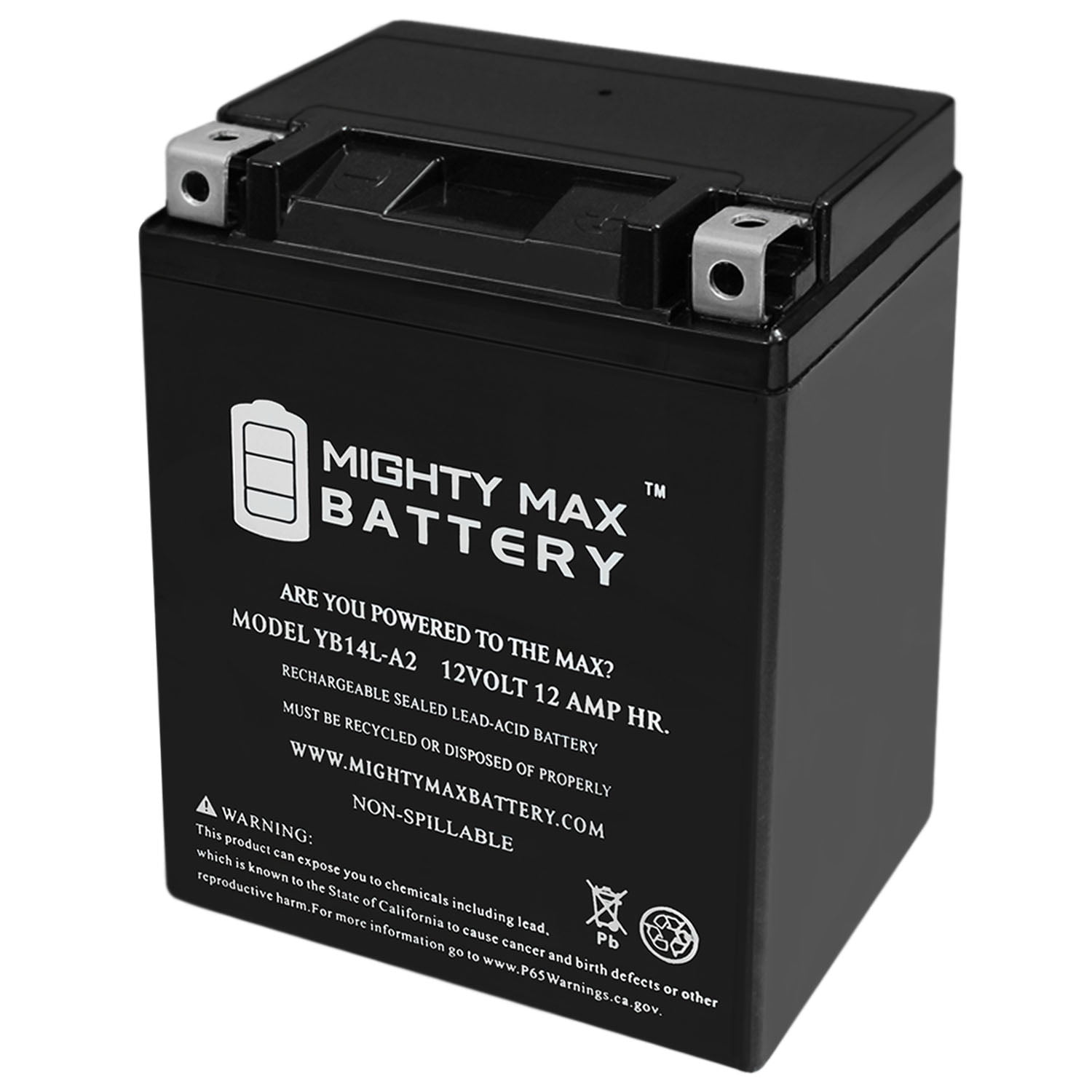 YB14L-A2 12V 12Ah Battery for Triumph 955 All Other Models 1996-1997