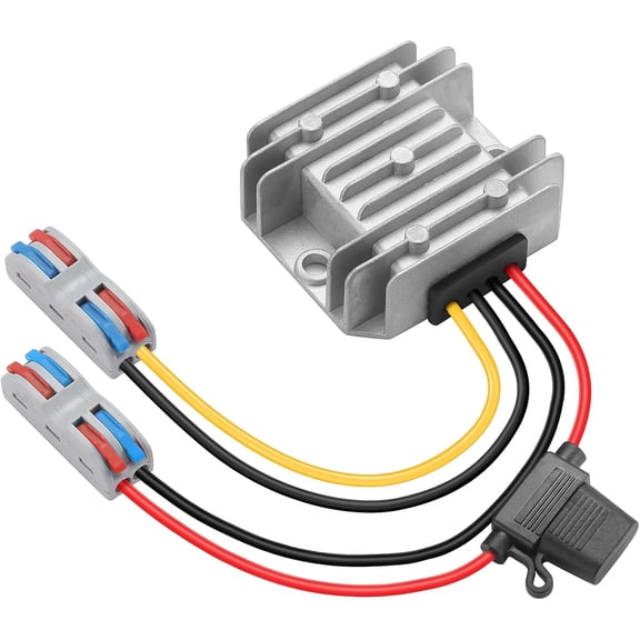 YBBOTT DC 24V Step Down to 12V 10A 120W Buck Converter Transformer Power Adapter Supply for CNC Equipment Switches etc