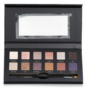 YBF Beauty Rock The Croc Eyeshadow Palette 12x Eyeshadow 1x Double Ended Eyeshadow Brush 12x0.8g/0.03oz