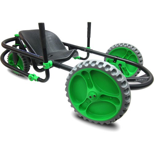 YBIKE Explorer Go Kart, Black/Green