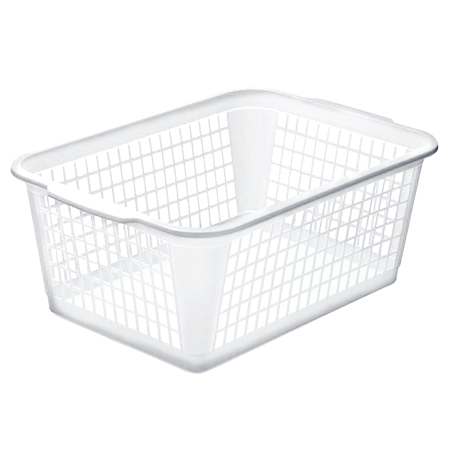 YBM HOME 1Pack Plastic Storage Basket for Office Drawer, Desktop and