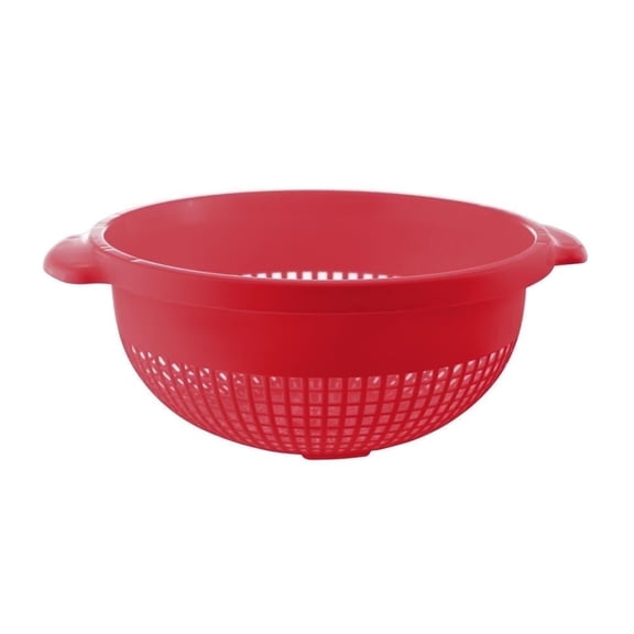 YBM Home 11.5 In. Round Deep Plastic Strainer Colander Use for Pasta, Noodles, Spaghetti, Vegetables