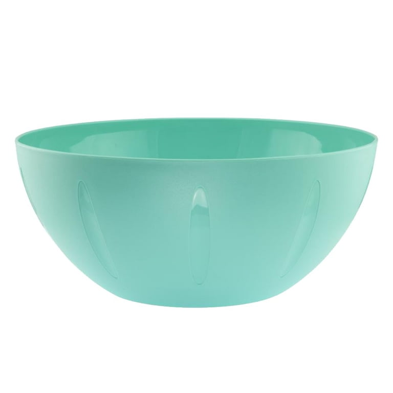 YBM HOME 8-Inch Plastic Serve Mixing Bowl for Everyday Meals -  Ideal for Cereal, Snacks, Popcorn, Salad, and Fruits, Microwave Safe, Pink:  Serving Bowls