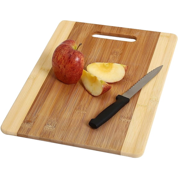 YBM Home Bamboo Cutting Board with Handle 12.6 x 8.6 x 0.375
