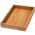 thumbnail image 1 of YBM Home Bamboo Drawer Organizer Storage Box, Adult Brown, 1 of 10