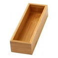 thumbnail image 1 of YBM Home Bamboo Drawer Organizer Storage Box, Brown 3 in. W x 9 in. L x 2 in. H, 1 of 11