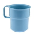 thumbnail image 1 of YBM Home Break-Resistant Plastic Cup Mugs for Coffee, Juice, Milk, Water, Tea - 8oz Blue, 1 of 1