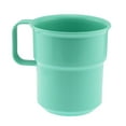 thumbnail image 1 of YBM Home Break-Resistant Plastic Cup Mugs for Coffee, Juice, Milk, Water, Tea - 8oz Green, 1 of 1