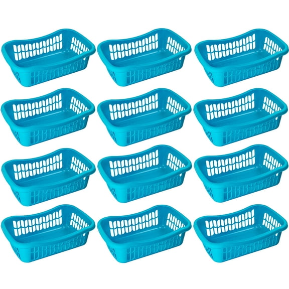 YBM Home Large Plastic Storage Basket for Organizing Kitchen