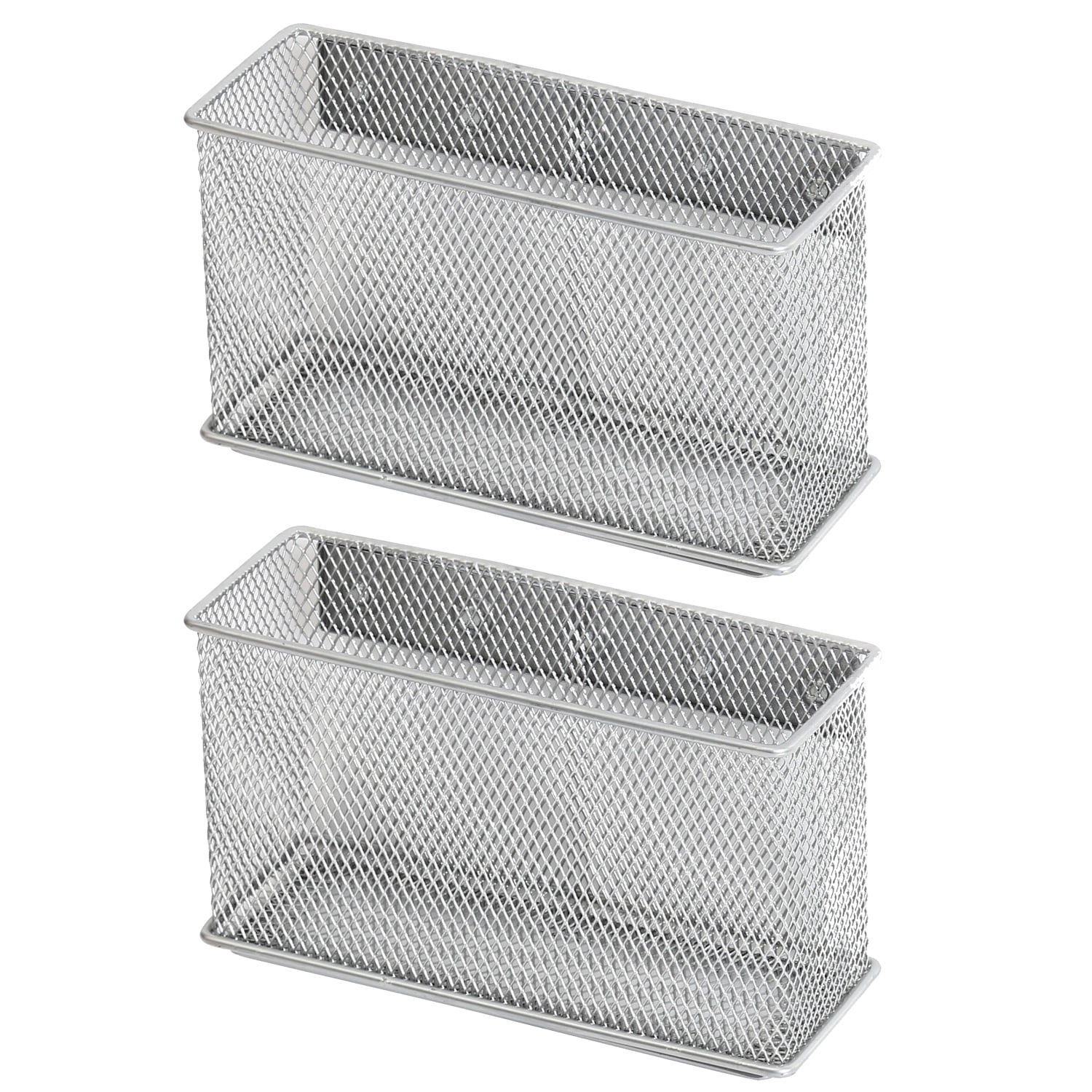 YBM Home Magnetic Pencil Holder - Mesh Stainless Steel Pen Basket ...