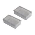thumbnail image 1 of YBM Home Mesh Stainless Steel Box  for Decorative Storage and Crafts, 1 of 1