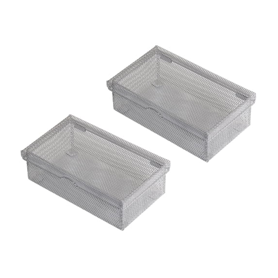 YBM Home Mesh Stainless Steel Box for Decorative Storage and Crafts