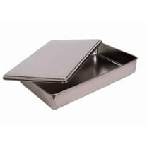 YBM Home Non-Stick Stainless Steel Covered Cake Pan with Lid 9 x 11 x 2.75 inches