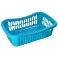 thumbnail image 1 of YBM Home Plastic Storage Basket Bin and Drawer Organizer, 17.75” x 11.5” Blue, 1 of 1