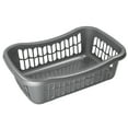 thumbnail image 1 of YBM Home Plastic Storage Basket Bin and Drawer Organizer, 17.75” x 11.5” Gray, 1 of 1