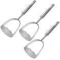 thumbnail image 1 of YBM Home Potato Masher and Vegetable Mashing Utensil Tool, Stainless Steel Hand Masher and Presser, 11.5" - 2411-3, 1 of 7