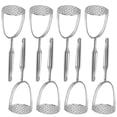 thumbnail image 1 of YBM Home Potato Masher and Vegetable Mashing Utensil Tool, Stainless Steel Hand Masher and Presser, 11.5" - 2411-8, 1 of 7