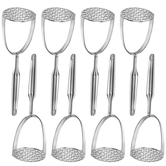 YBM Home Potato Masher and Vegetable Mashing Utensil Tool, Stainless Steel Hand Masher and Presser, 11.5" - 2411-8