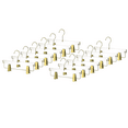 thumbnail image 1 of YBM Home Quality Acrylic Clear Skirt Hangers Made of Clear Acrylic for a Luxurious Look and Feel for Wardrobe Closet, Skirt Hangers Organizes Closet, Gold, 4102-12, 1 of 4