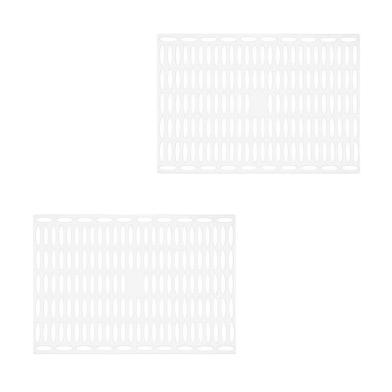 YBM Home Refrigerator Pad Mat for Shelves, Washable Fridge Mats Liners Can Be Cut, Multifunctional for Drawer and Table Placemats, 13x20 Inch Pack of 2