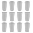 thumbnail image 1 of YBM Home Reusable Plastic Cups 10 oz, Unbreakable Drinkware Dishwasher Safe 12-Pack, White, 1 of 1