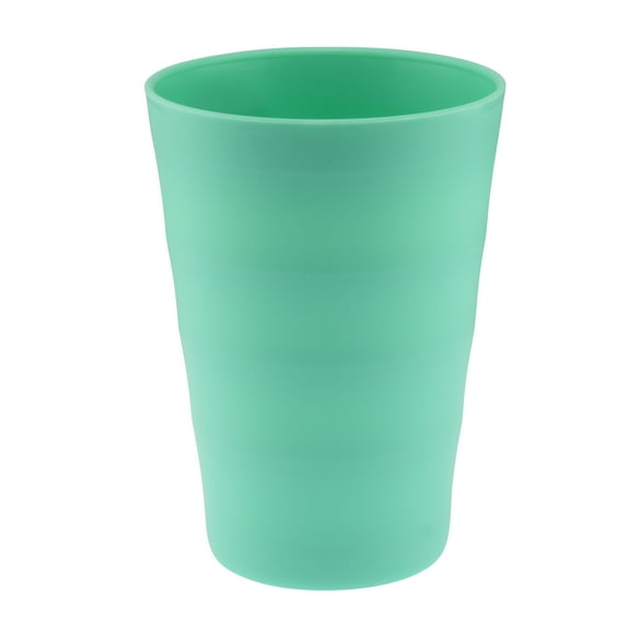 YBM Home Reusable Plastic Cups 12 oz, Unbreakable Drinkware Dishwasher Safe, Green